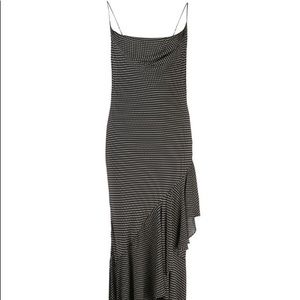 NWT! Alice + Olivia Mini Dot Black Dress!